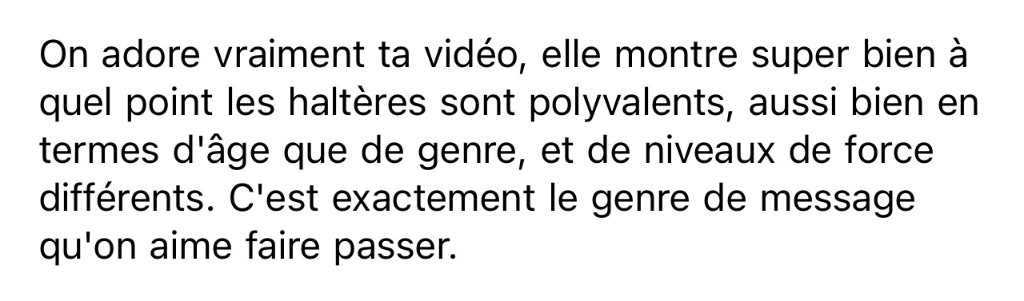 Avis client